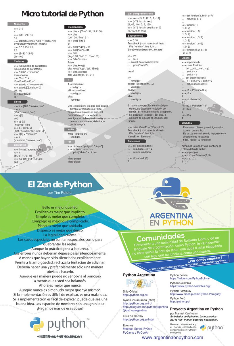 Argentina en Python tweet media