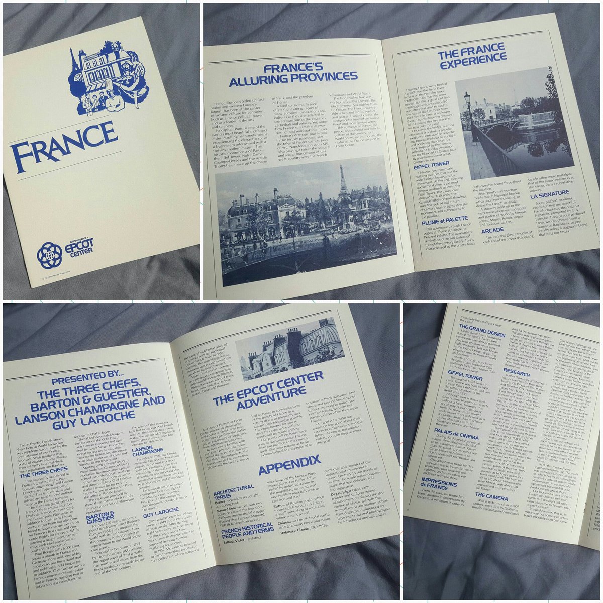 stanley_g's tweet photo. #Mexico #Italy #France and #Canada pavilion guides for all new CMs at #Epcot on #OpeningDay #Epcot35 #Disney #castmembers https://t.co/1HffPLqA1w