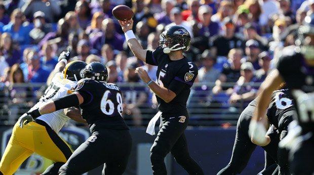 Ravens's tweet photo. Flacco: "It starts with me." 
📝: https://t.co/PGhSnFEycz https://t.co/k5a5MbZ2pg