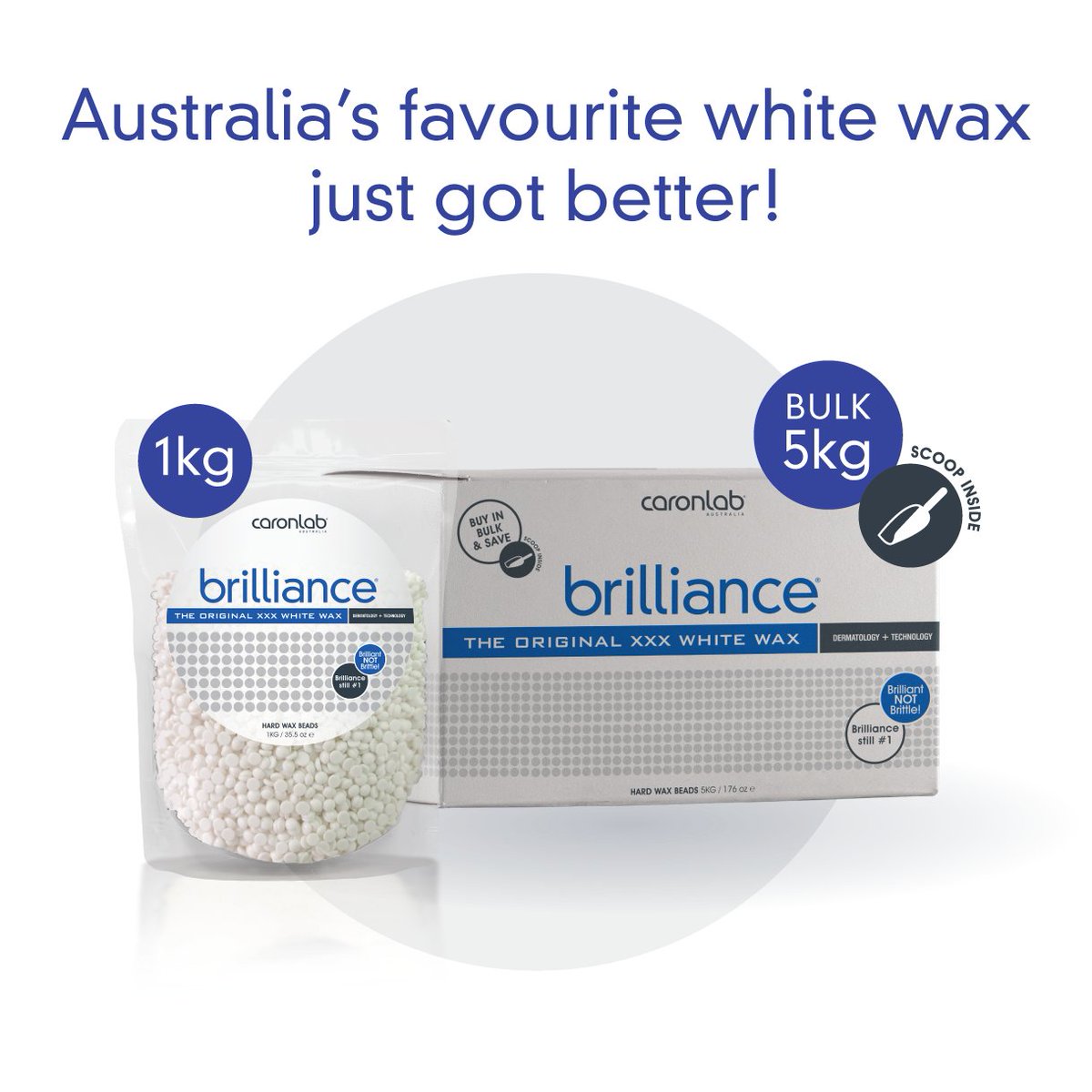 Caronlab's tweet photo. Available now! Brilliance XXX White Wax in beads! 1kg bag or 5kg bulk option. https://t.co/r9lkWfWrXB