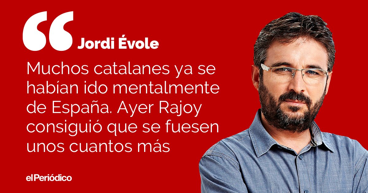 elperiodico's tweet photo. OPINIÓN | 'El penúltimo despropósito', por @jordievole https://t.co/LzKbcxfQc9 https://t.co/J5UQ6bf6Oe