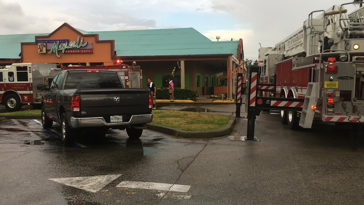 Mike Galloway, a bartender at Mexicali, said he smelled fire and immediately called fire department. Everyone out.