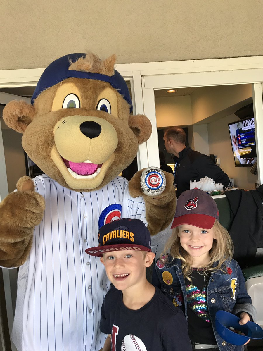 jonnycleve's tweet photo. Infecting Wrigley Field with some @Indians Tribe fever today at #162 (it was a work event don't worry #CLE) #windians #CLEvWorld https://t.co/xT2G8aZliY