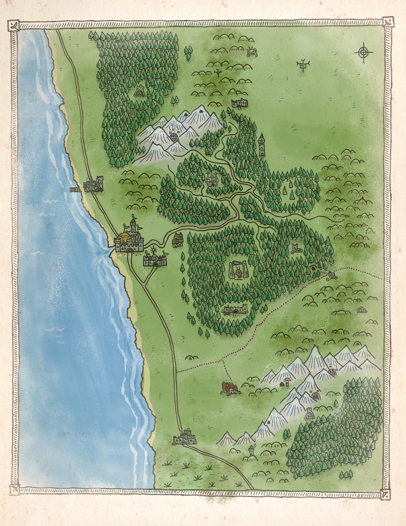 Neverwinter Woods Map