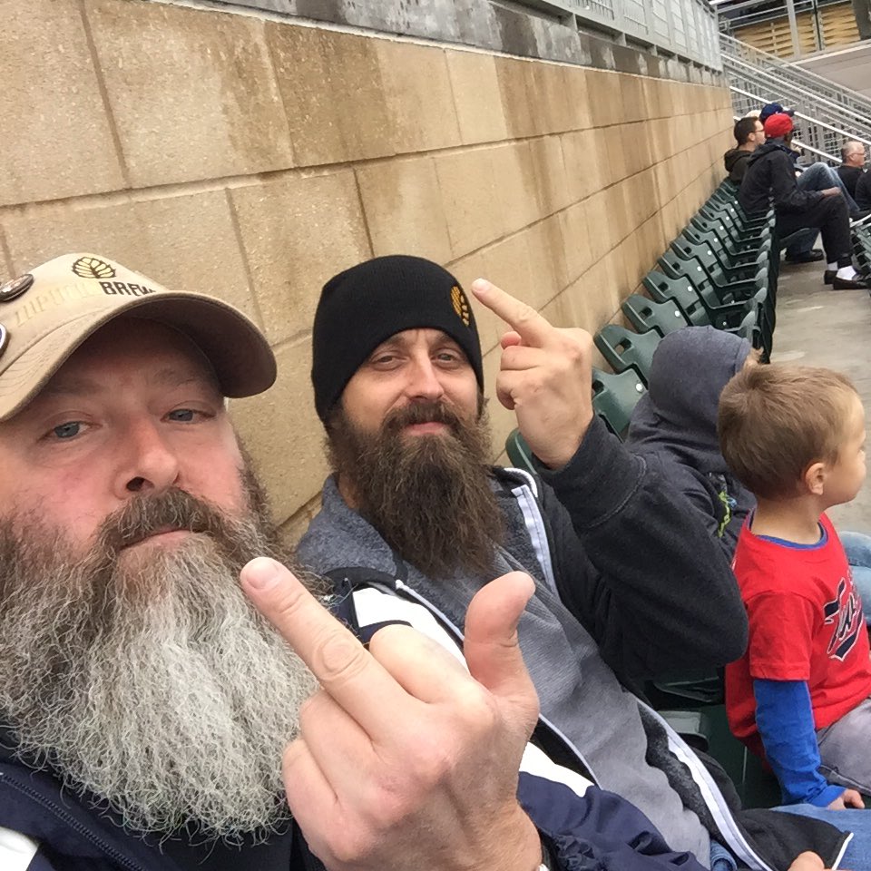 BigLakeBri's tweet photo. Not @LupulinBrewing on the road but #BrAdam out and about! #GoTwins https://t.co/mKyM0hi4jG