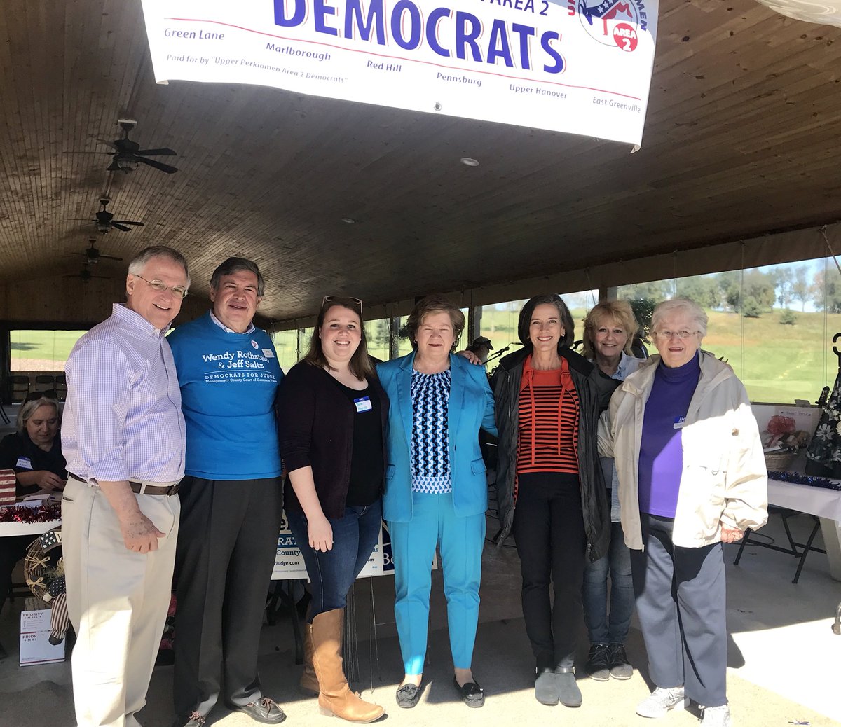 ValArkooshPA's tweet photo. Thanks Area 2 Dems! Upper Perk knows how to do it right! #VoteLocal2017 #VoteNovember7th https://t.co/eaBKz20jG1