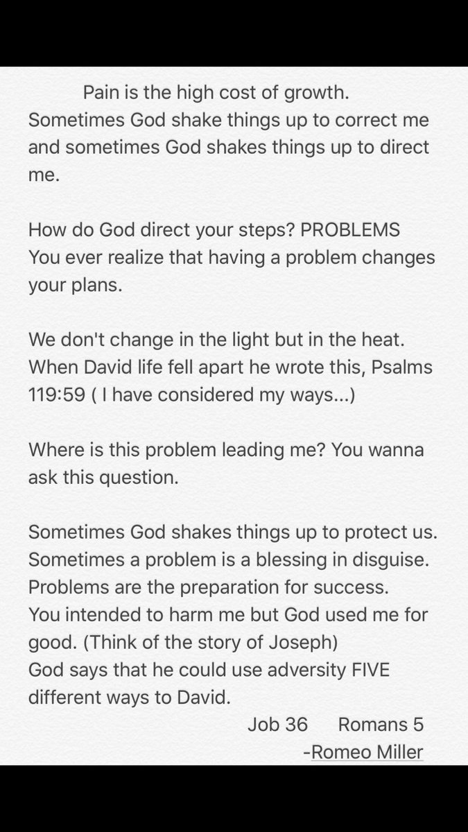 RomeoMiller's tweet image. Share my bible study notes on Pain. Pain is the high cost of growth!