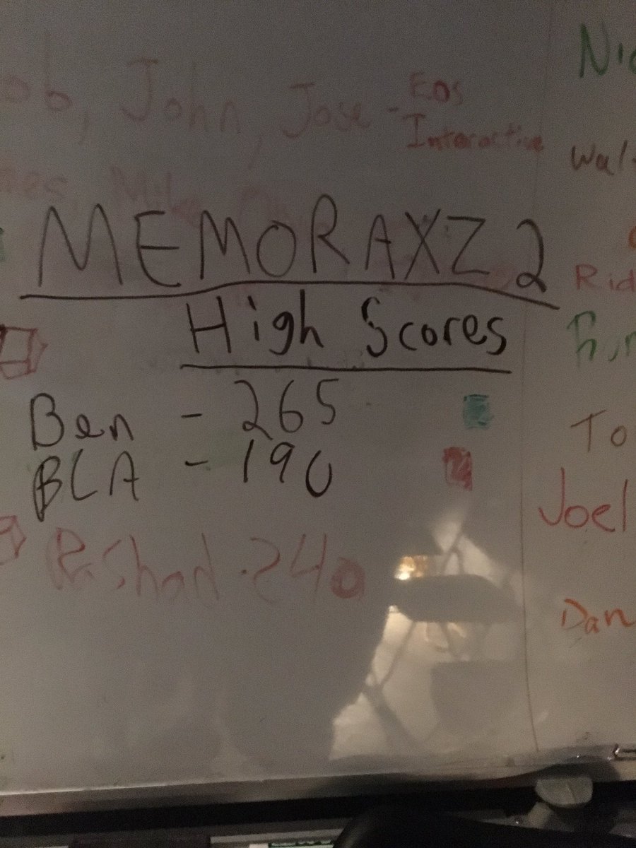 Stuido_Studios's tweet photo. Playtesting with the @LKGGlass crew! Who can beat 265 points?! #holohackathon #thefutureislit #indiedev #gamedev #madewithunity https://t.co/BBsJFkhFl3