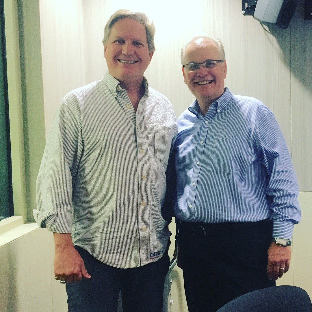 ChrisKostman's tweet photo. So totally awesome to attend the #KPCCOpenHouse today and meet some of my #KPCC #PublicRadio heroes like @LarryMantle and @RomanOnTheRadio https://t.co/EO9XciTg9e
