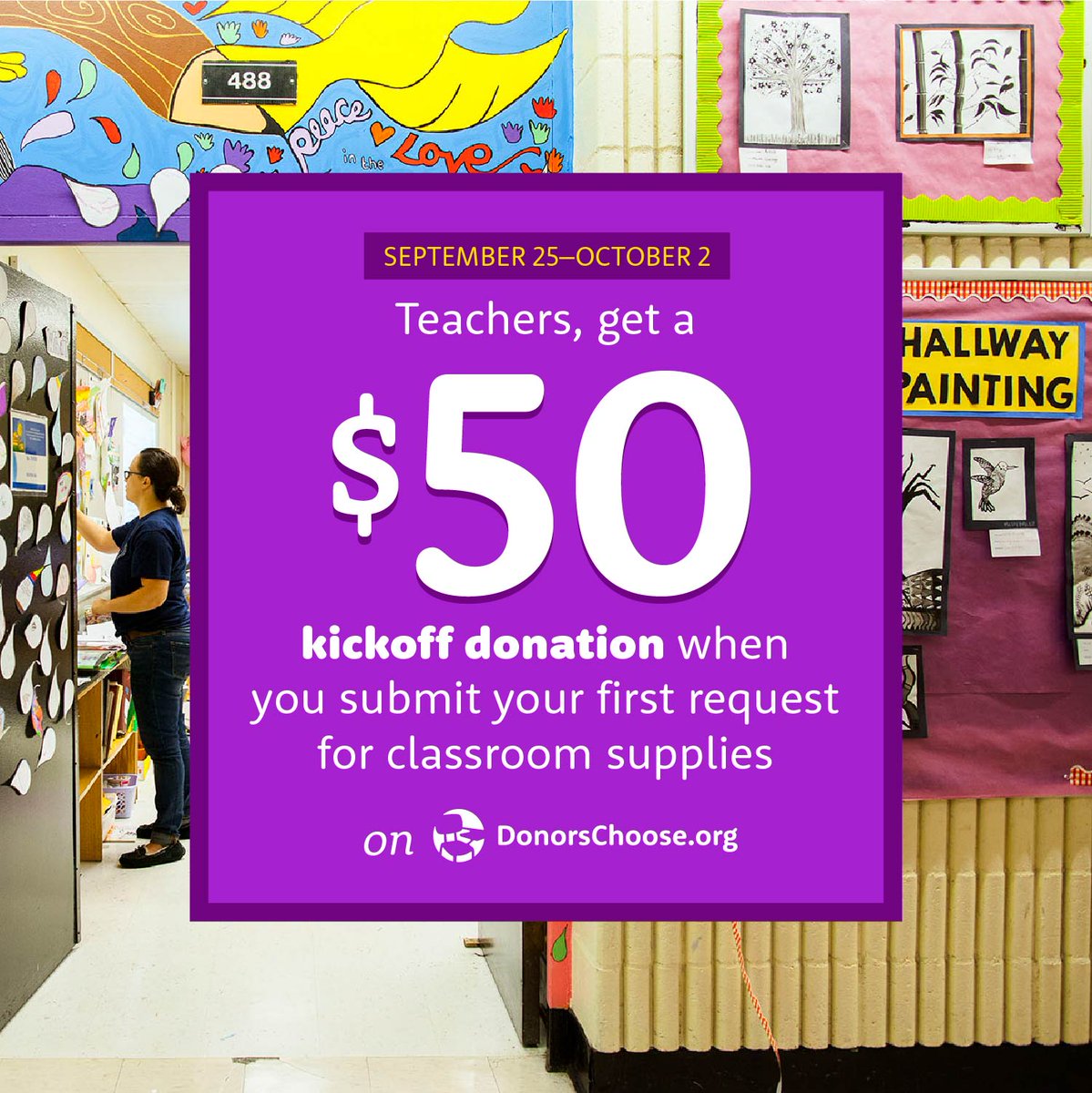 FIRSTweets's tweet image. Teachers- don't forget to make your first request on @DonorsChoose! You can request support for FIRST activities: donorschoose.org/blog/welcome-w…