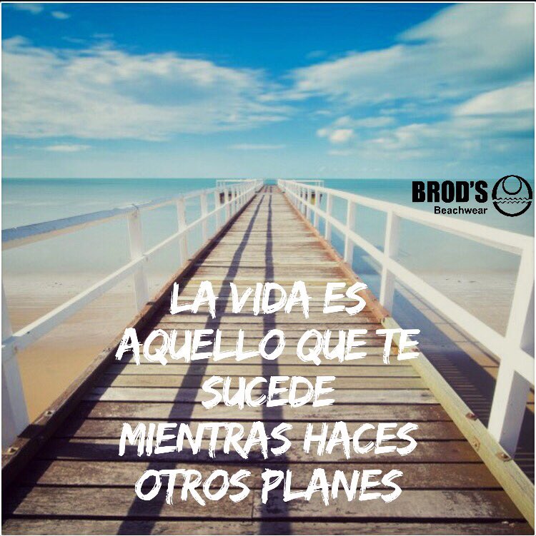 BrodsBeachWear's tweet photo. El futuro es incierto, aunque lo construyes con tu presente. No desperdicies la vida planificando sin vivir el ahora #BrodsTips https://t.co/hUiGZBxuFL