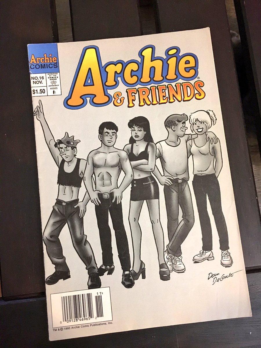 jesseratops's tweet photo. So one of my 1995 issues of @ArchieComics may have predicted the dark @CW_Riverdale turn super early 🤔 #Riverdale #ArchieandFriends https://t.co/4U18Nupand