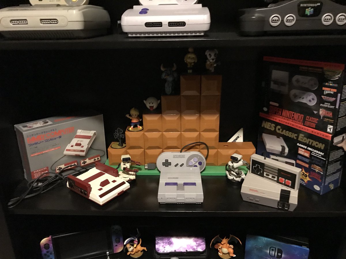 CommunityOpsSM's tweet image. It’s nice to see the #Nintendo mini set almost complete. Just waiting on the super famicom mini from Japan and it will be complete :)