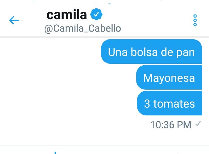 LababyCabello's tweet image. Tengo miedo que algún día Camila lea los Dms que le envío vera la lista de mi super, mis apuntes de mis tareas😂😂