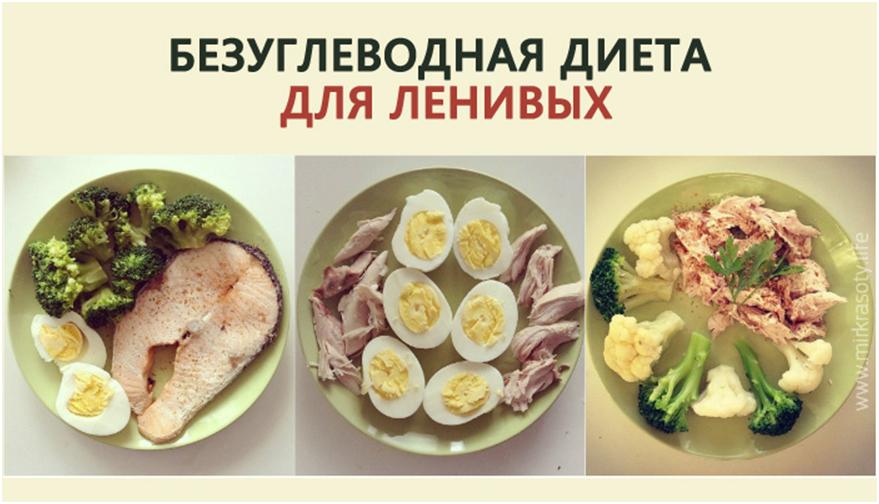 Диета на углеводах меню