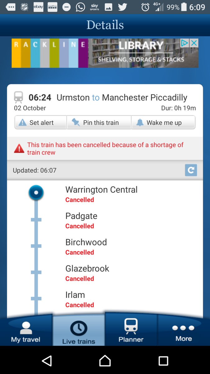 What an absolute shambles <a href="/northernassist/">NORTHERN 🚆</a> are.Just what I need when waking up at 5.30 for work on a Monday. Shame ur staff can't do the same