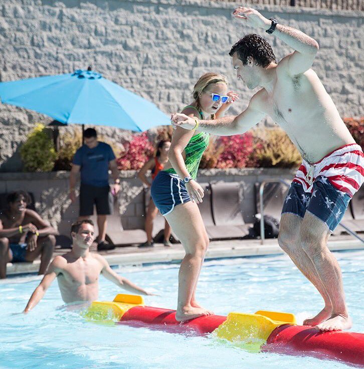 KeyLogRolling's tweet photo. It's a fact, competitive #logrollers are above average, naturally good looking and quick on their feet. https://t.co/2hZEHFV4sm #rollone https://t.co/lVRbX4hbJ4