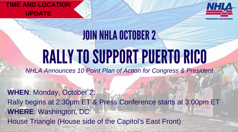 BenMonterroso's tweet photo. JOIN @NHLAgenda on 10/2 to stand in solidarity with #PuertoRico &amp; call on Congress 2 act #LatinosAct https://t.co/DV1z6hud0k