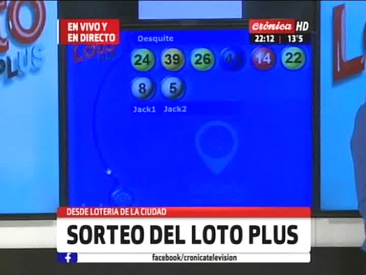 CronicaTV's tweet photo. #Quinielas | Los números ganadores del #LotoPlus #Desquite #Jack1 #Jack2 https://t.co/j2br8y7plj