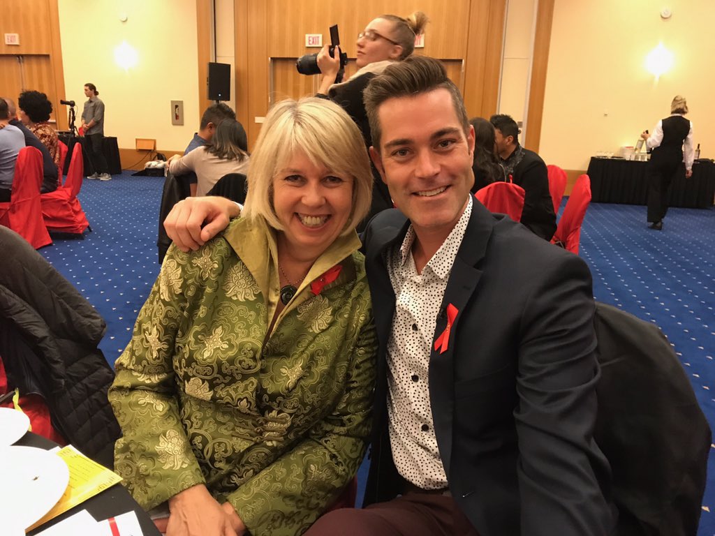AdrianeCarr's tweet photo. 👍 to stars like CBC @FredAboutTown @ScottRobertsCTV boosting great causes like @AIDSVancouver. #fb #CelebrityDimSum. https://t.co/j4idRnx3fn