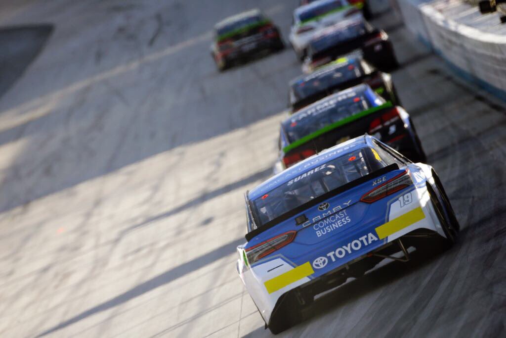 Daniel_SuarezG's tweet photo. Top 10 run in the Monster Mile. https://t.co/JBEZKHoR09