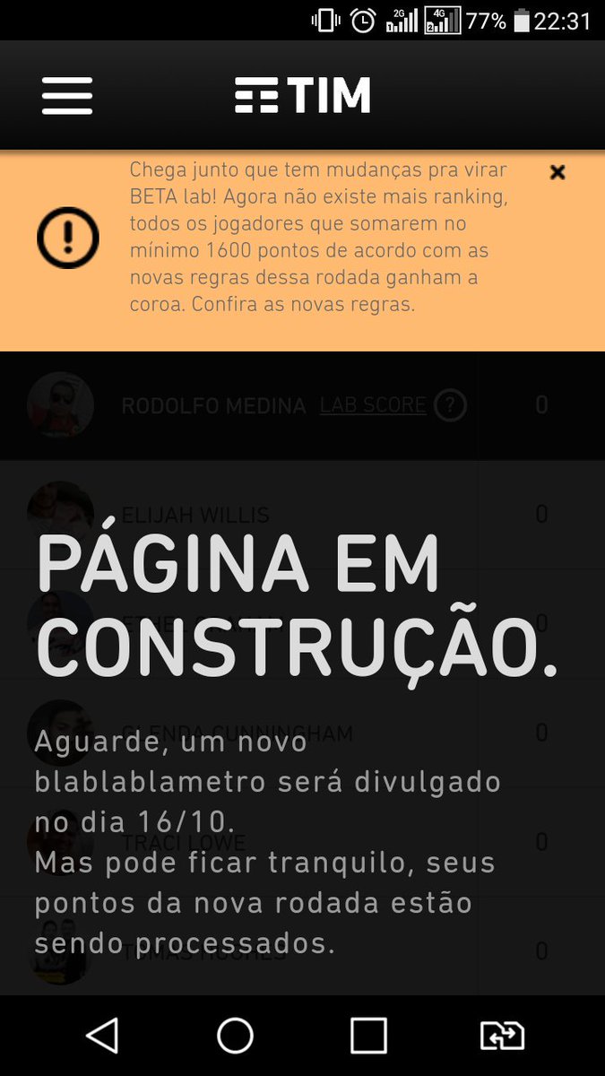Novidade chegando dia 16/10
#BetaQuerLab 
#BetaSegueBeta 
#BetaAjudaBeta 
#SDV