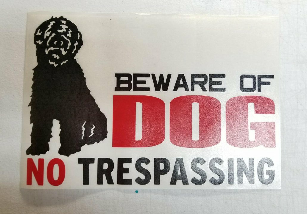 mhfolger's tweet photo. #unicastgraphics #dogdecal #bewareofdog #customdecal #madetoorder https://t.co/wLULniZYFV