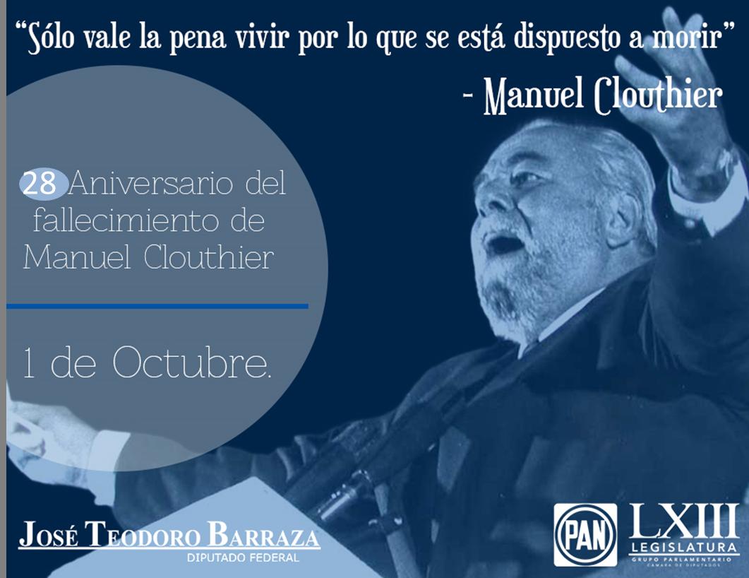 JTeodoroBarraza's tweet photo. Hoy recordamos al Maquío, un extraordinario político y mejor persona a 28 años de su partida. @diputadospan https://t.co/b3L23HEg5Z