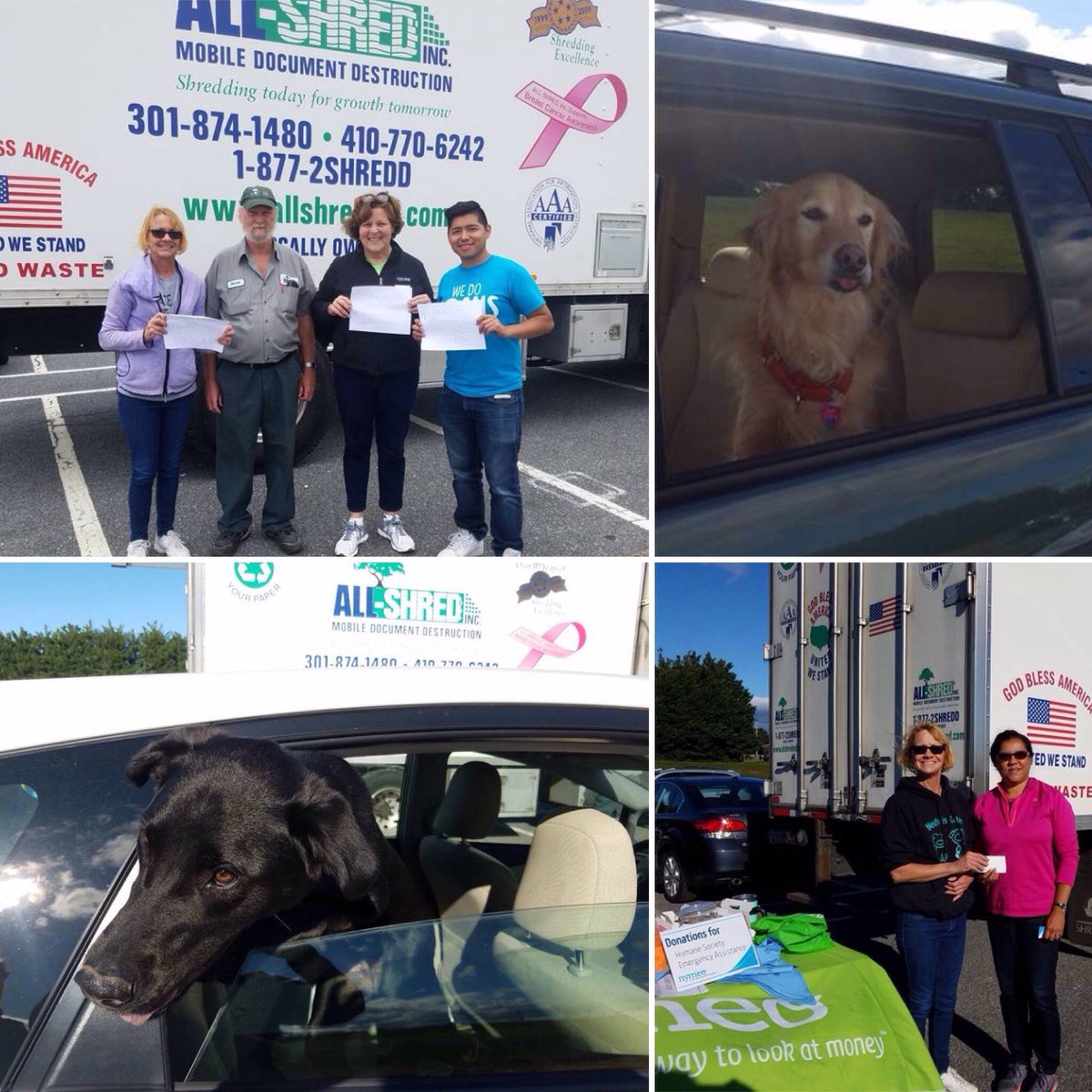 NymeoFCU's tweet photo. We hosted a free Community #ShredDay yesterday at Nymeo Field Harry Grove Stadium! Thank you for the #donations to help @fchs! #pets #dogs https://t.co/SJpsWE6xoU