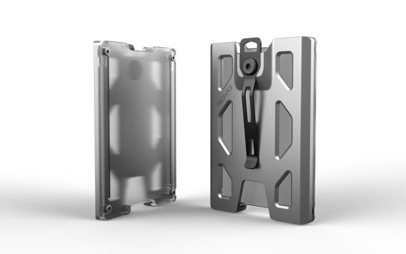 govoproducts's tweet photo. @everydaycarry @kickstarter @Crowdfundnews @KickstartMeFast  Titanium Version of GOVO Badge Holder &amp; Wallet is unlocked! https://t.co/akaO7CsytT