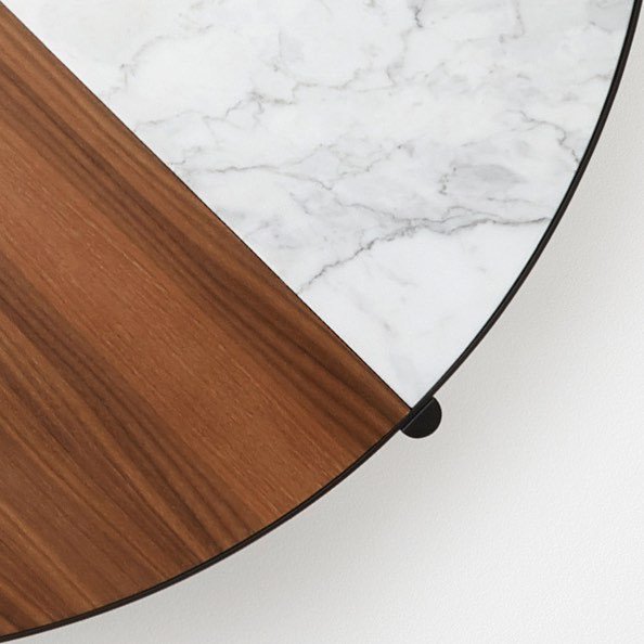 RossGardam's tweet photo. Noon Table Tri-cut surface with detail of half milled leg. #noontable #marble #calacutta #walnut #tricut Availabl… https://t.co/N7n6Frvtfz https://t.co/G5HmPM1uAt