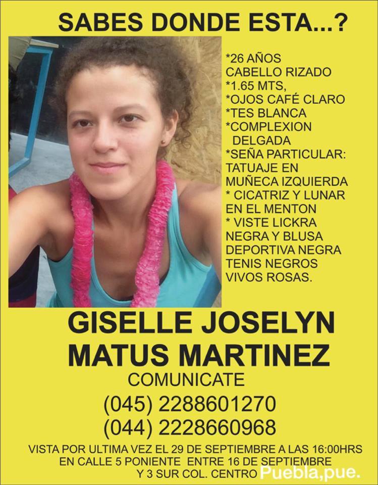 Formato7oficial's tweet photo. Reportan la desaparición de joven xalapeña en Puebla https://t.co/qG81X3uLT1 https://t.co/a4zYqicBK8