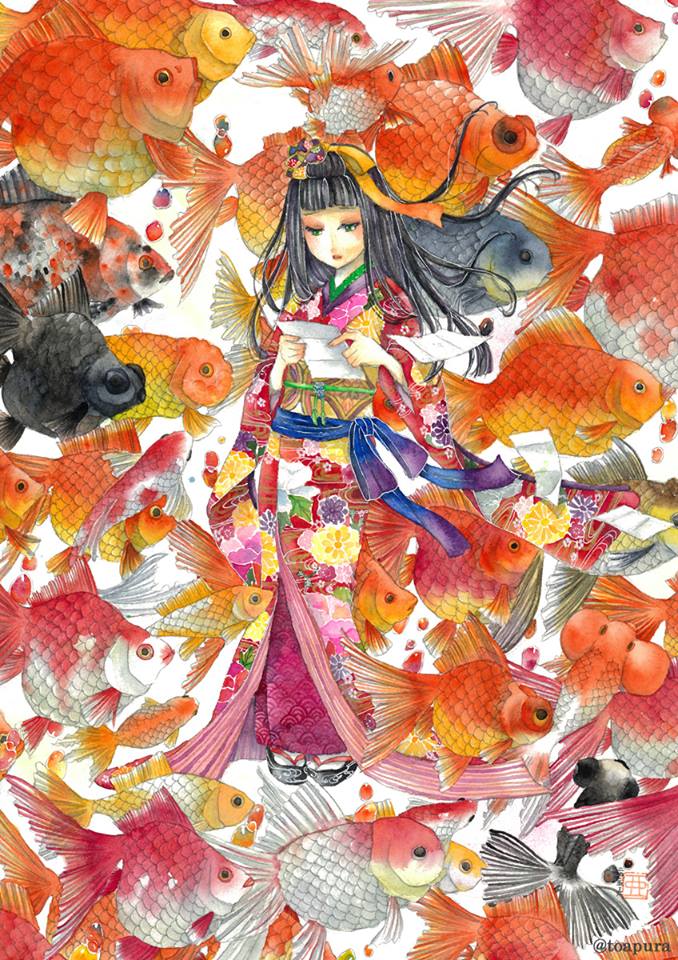 Zinedayosaka على تويتر Zinedayosaka 出展者紹介 泡沫金魚 さん 28日 金魚イラストzine 泡沫金魚 もふもふ と着物をテーマにしたイラストzineその他グッズ販売予定 透明水彩を用いて 着物の女の子や金魚などの鮮やかな和の世界を描いています Hp