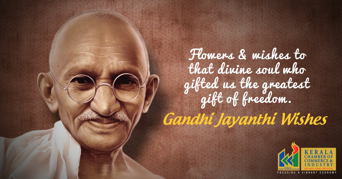 Chamberkcci's tweet photo. Happy Gandhi Jayanthi to all
#KCCI #GandhiJayanthiWishes https://t.co/Dyj2L3wnhj