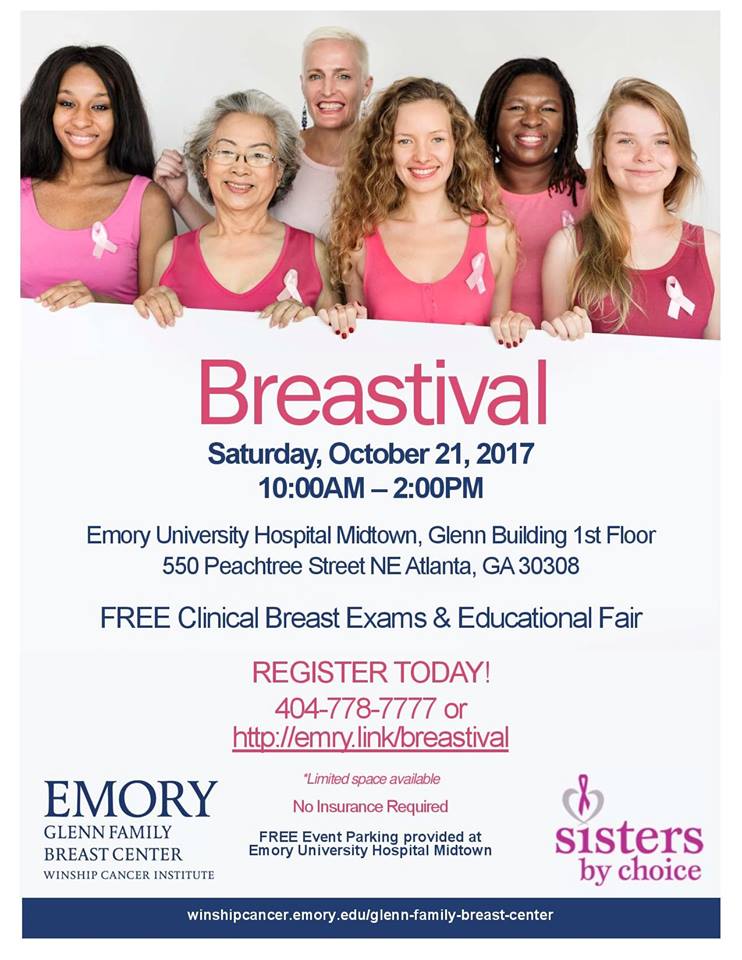 sbc1989's tweet image. @WinshipAtEmory 
SBC and Emory Glenn Family Breast Center join for &quot;Breastival&quot;

#breastexam
#earlydectection
#BreastCancerAwareness