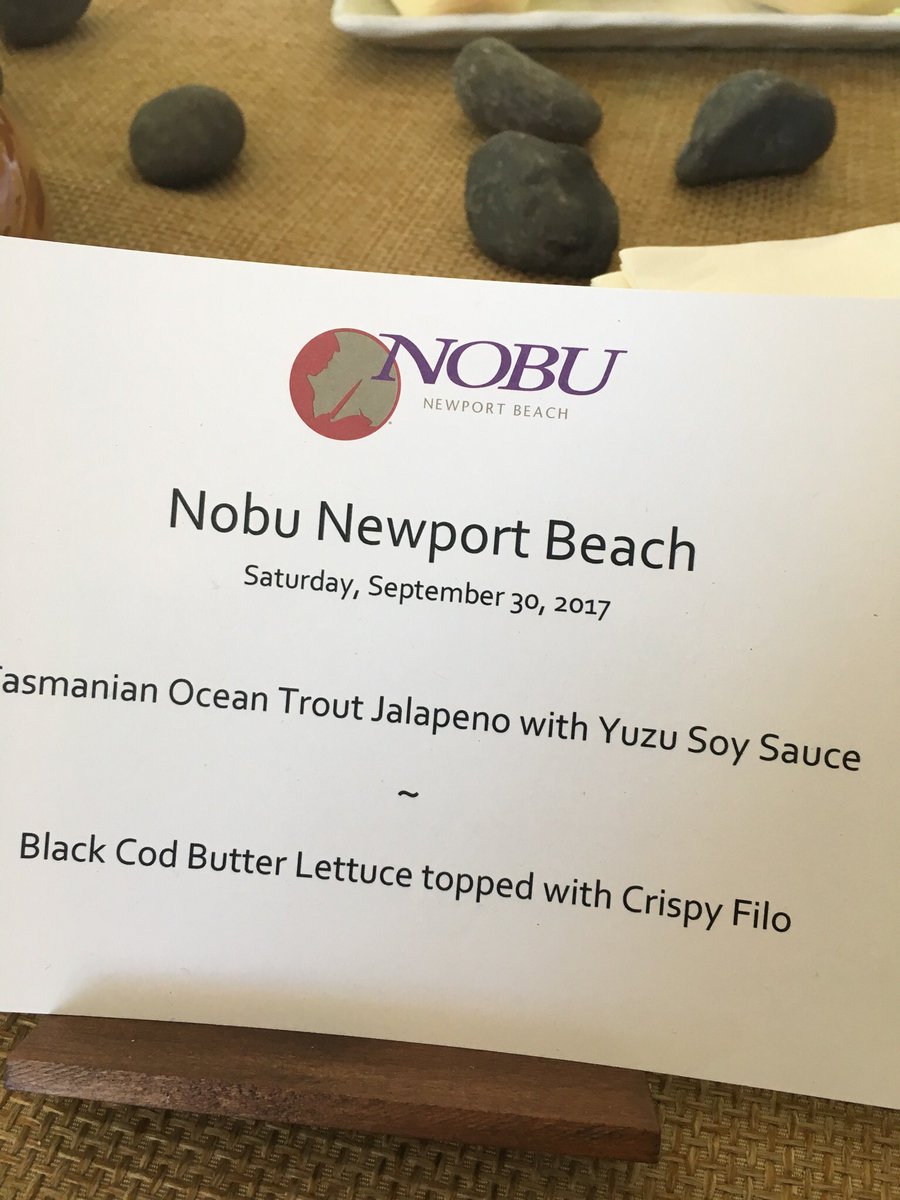 winetastetravel's tweet photo. #nobu delivered with this tasty ocean trout jalapeño with Yuzu soy sauce @Newbe_Fest #newportbeach #nbwff https://t.co/TRqOjkh3At