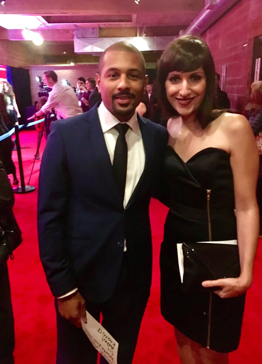 MizingaMwinga's tweet photo. At VIFF red carpet event with awesome agent Esther Cohen https://t.co/aHU7UuCBTc