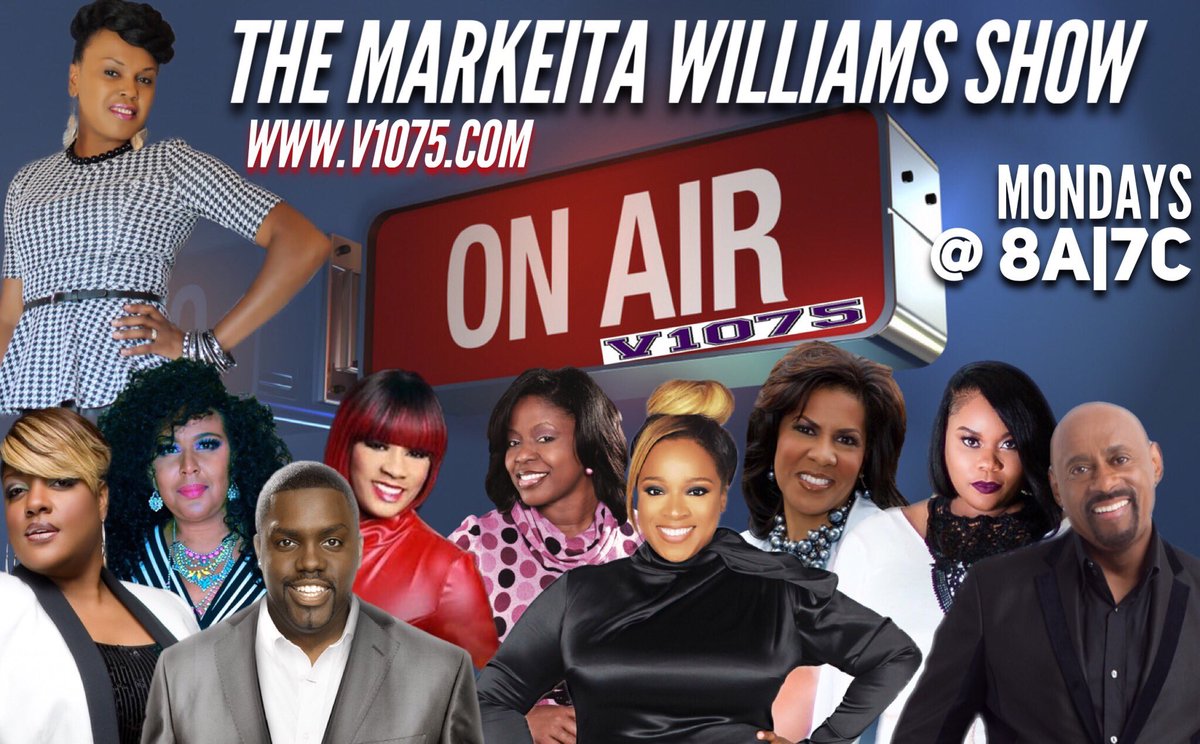 markeitawilliam's tweet photo. Catch my show tomorrow morning at 8A|7C on https://t.co/PJRVXbhwGe! #markeitawilliams #v1075 #praiseparty https://t.co/aFXdS6BgIJ