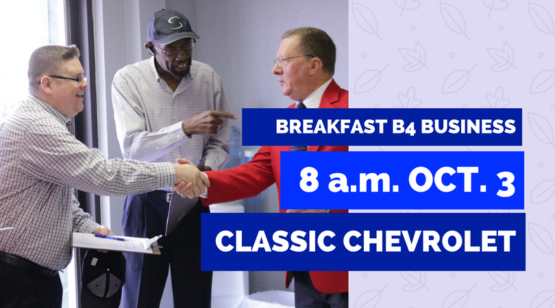 LFSChamber's tweet image. We're excited for Business B4 Breakfast on Tuesday at Classic Chevrolet. Hope to see you there!