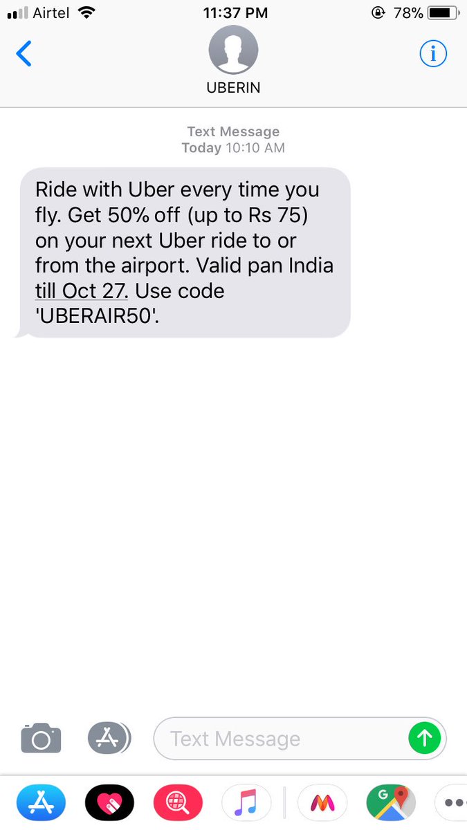 PurohitAksh's tweet image. When ur promocode doesn’t work, why do you offer then? @Uber @Uber_Support  #NoPromoCode #uber