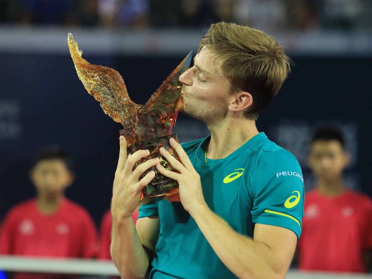 What a way to cap off your recovery from injury - <a href="/David__Goffin/">David Goffin</a> is <a href="/ATPShenzhenOpen/">ATP Shenzhen Open</a> champion!🏆🎾🇧🇪 #ASICSTennis 📷 <a href="/GettyImages/">Getty Images</a>