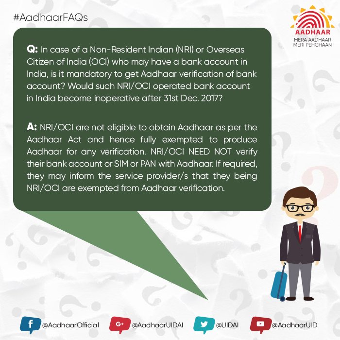UIDAI's tweet photo. #AadhaarFAQs https://t.co/l1RHjyPzJ7