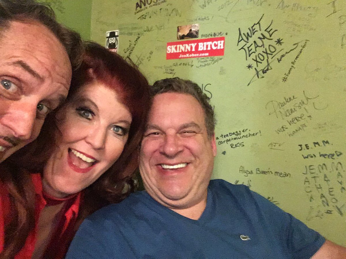 Great night <a href="/FlappersComedy/">Flappers Comedy Club</a> sharing a dressing room w/ the lovable loveliest, #jeffgarlin <a href="/TheLampshades/">The Lampshades</a> #thegoodlife @ScotchRobinson