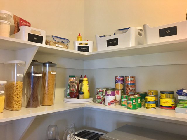 Butlers pantry is fun to #organise but still requires clever storage solutions. We love using turntables, containers and Two Tidy products