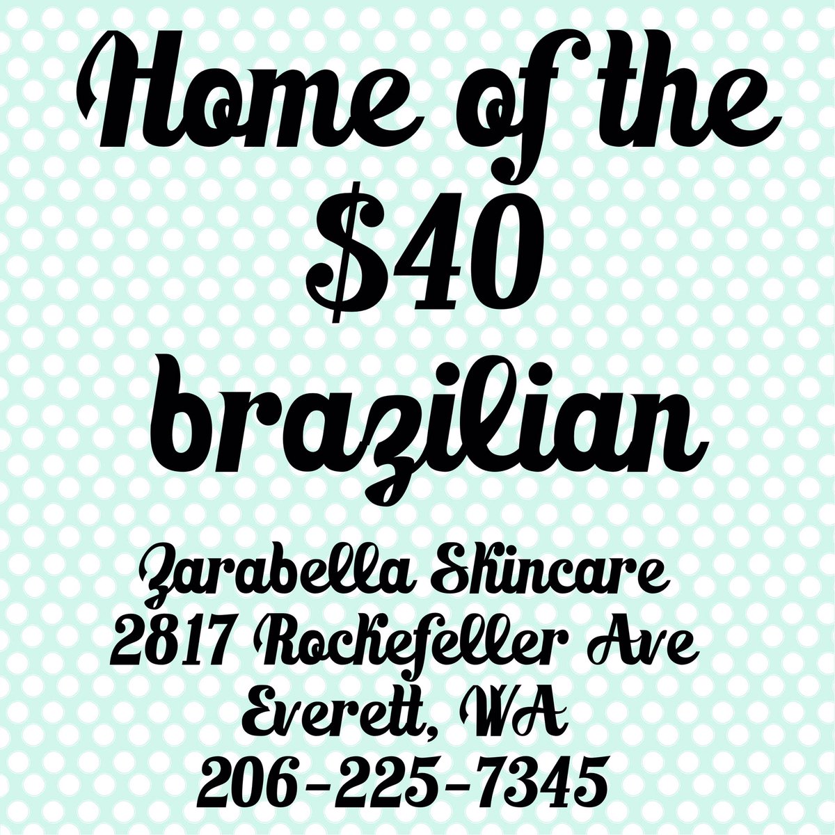 zarabelaskncare's tweet photo. Since ya'll love this service, we've decided to offer it at $40 going forward. Home of the $40 Brazilian #zarabellaskincare https://t.co/Xw0GbCGQlT