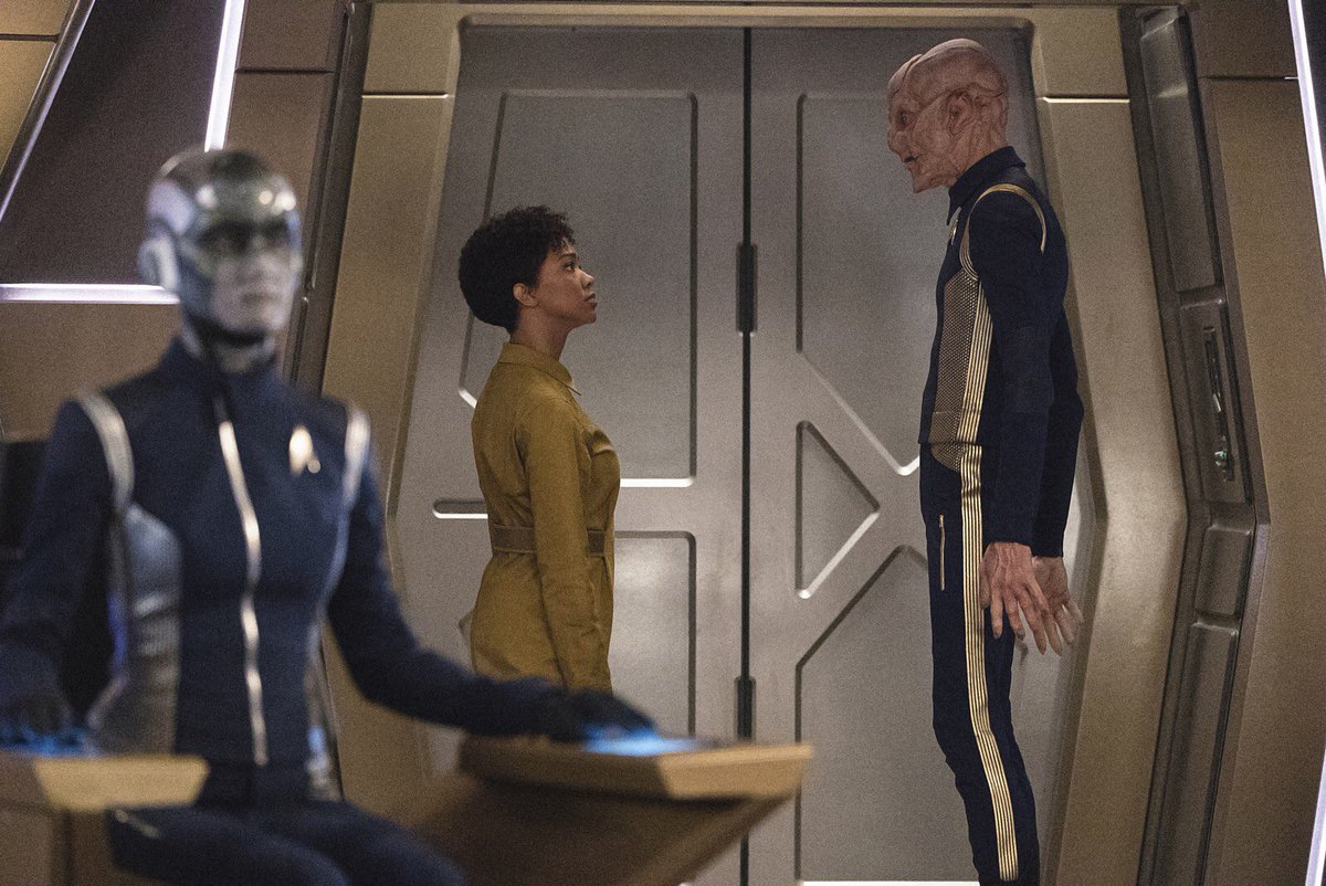 glenn_hetrick's tweet photo. @star_trek_discovery today on #cbsallaccess Ep3 to bring an exciting new character into focus #alchemyfxstudio #saru #airam #makeupeffects https://t.co/35lwhRrlez