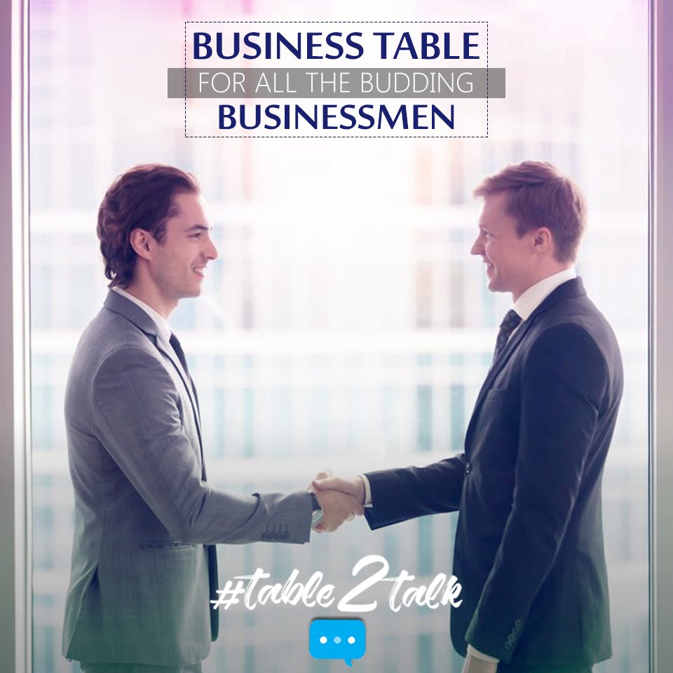 table2talk's tweet photo. Join the #BusinessTable of #Table2Talk to get help from the seasoned #Businessmen.
https://t.co/BWRuIeKOwO https://t.co/ahtpt0gNJN