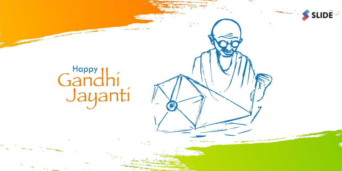SlideIndia's tweet photo. It’s the day to value a special person
A person who made our nation proud
Mahatma Gandhi- Father of the Nation
#SlideKaro #GandhiJayanti https://t.co/cucF0UEQjC