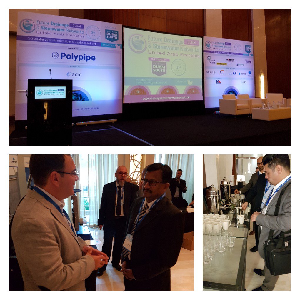 conferencediva's tweet photo. Future Drainage Dubai pre-opening buzz is building for Day 1 #ACMFDSD https://t.co/yb4gw4n8gV