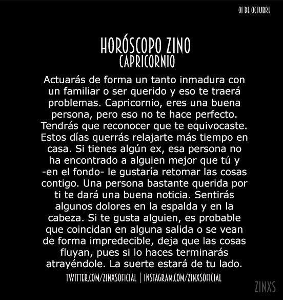 zinos__'s tweet photo. Hoy es #NocheDeHZ Y LO SABES!
#HoróscopoZino #Capricornio 
Parte I &amp; II. https://t.co/tLEQ267xQ8